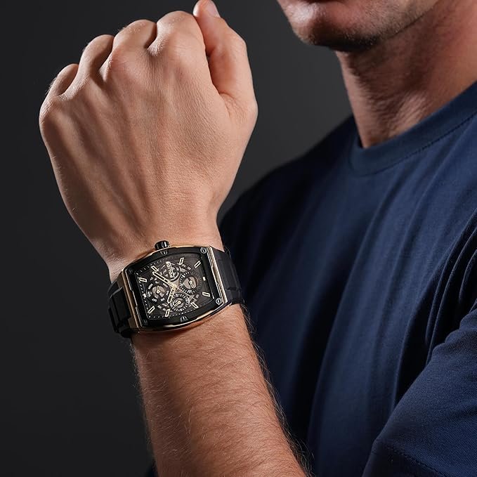 81+gjOj2N1L._SX679_ Police Quartz Multifunction Black Dial Black Silicone Strap Watch for Men - PLPEWJQ0004540 - Image 3